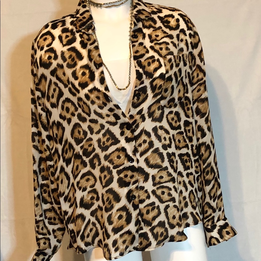 Leopard blouse from Philosophy
